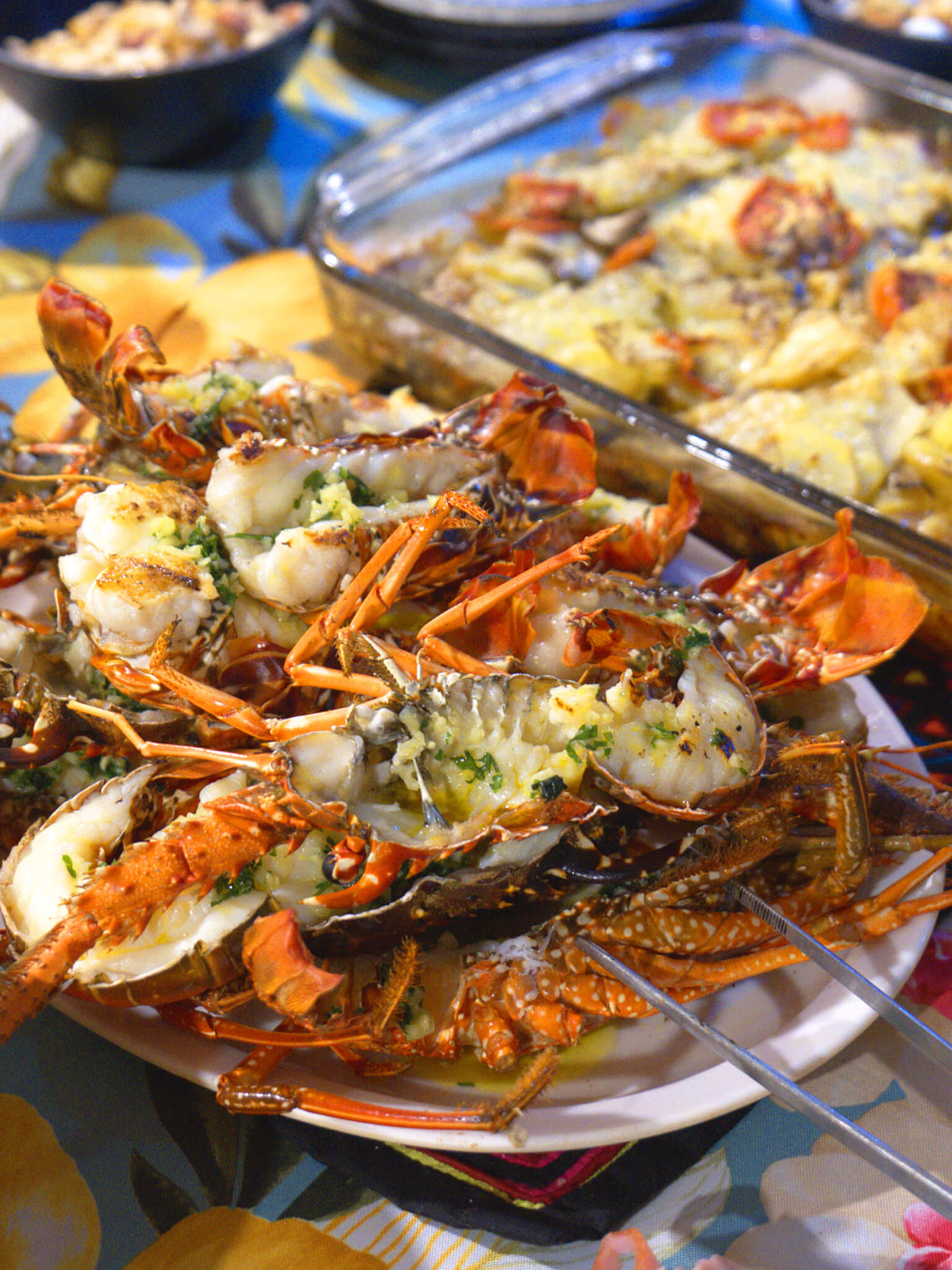 Meals on the Catamaran Atila in San Blas Archipelago, Panama.