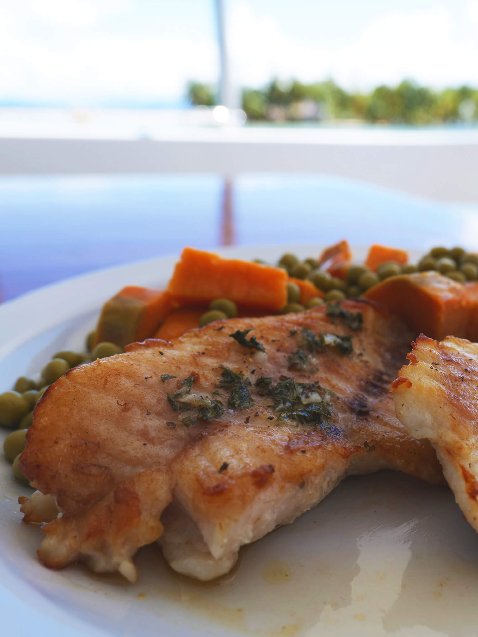 Meals on the Catamaran Atila in San Blas Archipelago, Panama.